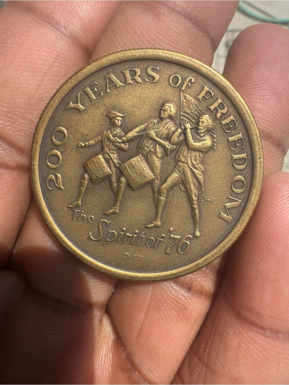 200 Years of Freedom 1776-1976 Spirit of Freedom Commemorative Coin Token